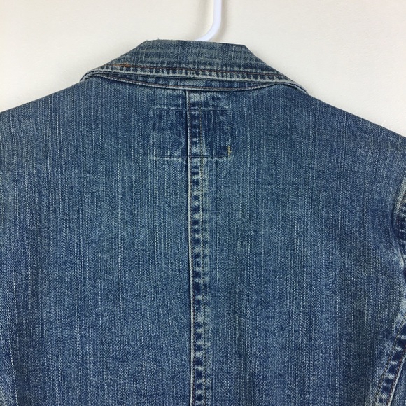 ZD Jeans Ladies Jean Jacket w/ Corduroy Patches - Picture 7 of 7